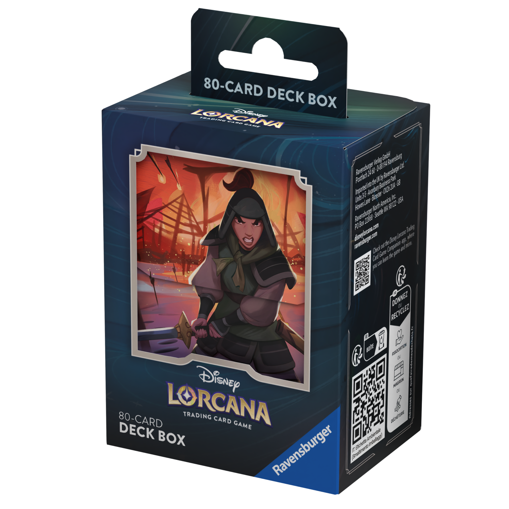 S2 Rise of the Floodborn Deck Box Mulan - Lorcana