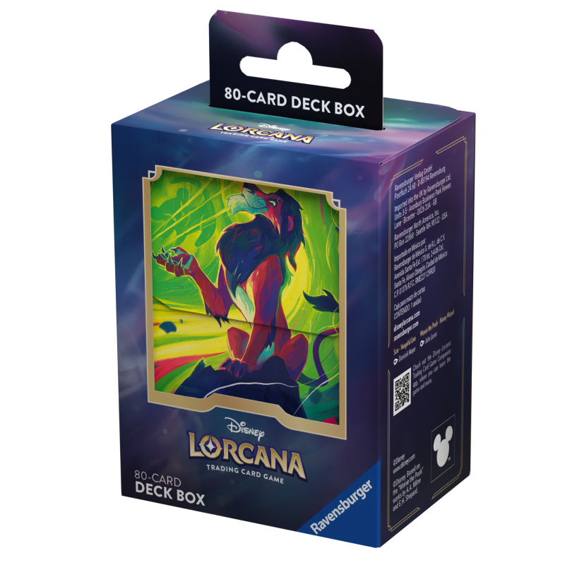 S6 Azurite Sea Deck Box Scar Vengeful Lion - Lorcana