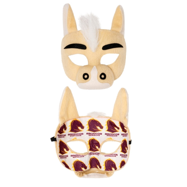 Brisbane Broncos Mask - Mini Mascot