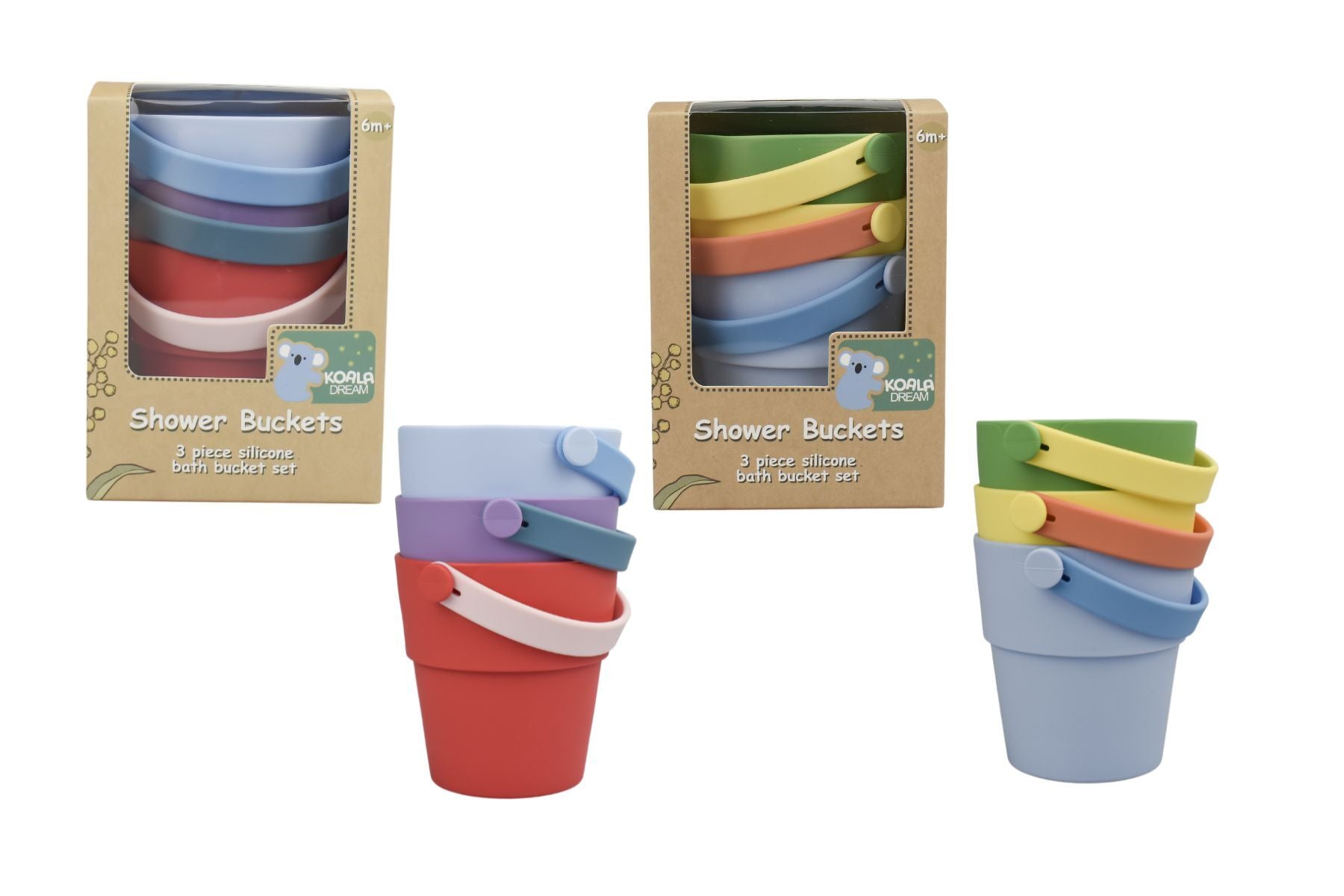 Shower Buckets 3pc set - Koala Dreamss