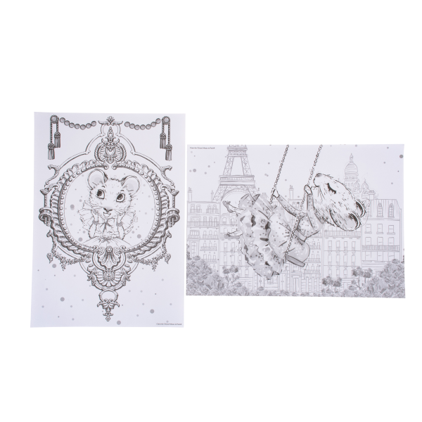 Claris The Chicest Mouse in Paris Colouring Set