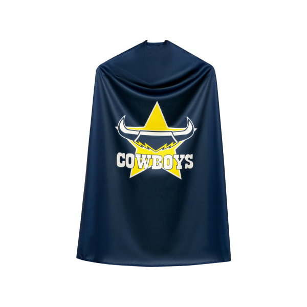 NQ Cowboys Youth Supporter Cape - Mini Mascot