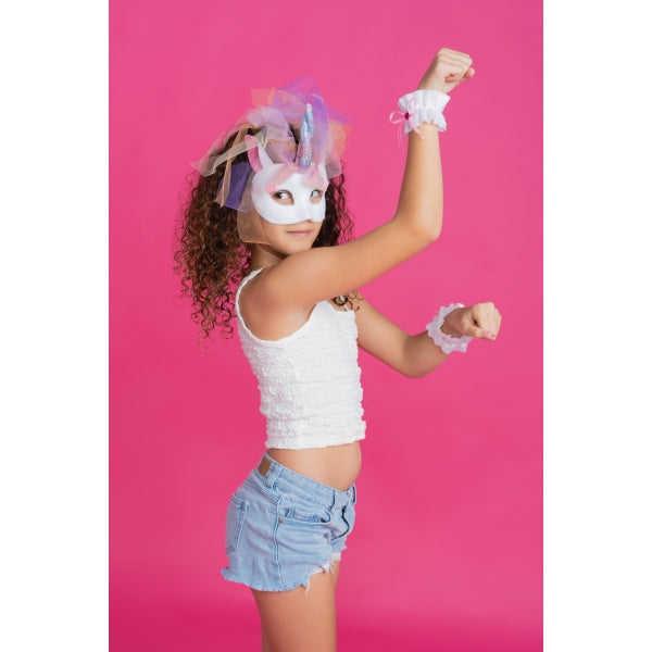 Unicorn Mask and Wrist Cuffs - Little Safari