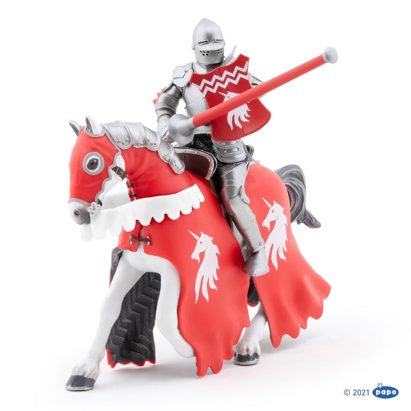 Horse of Unicorn Knight with Spear - Papo