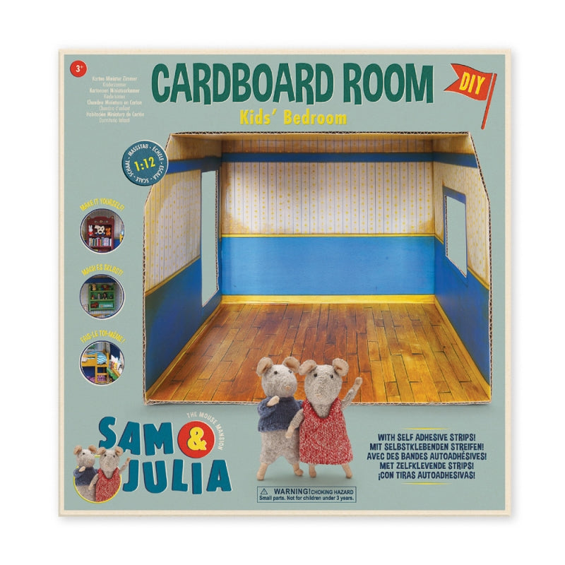 Cardboard Kids Room - Sam and Julia