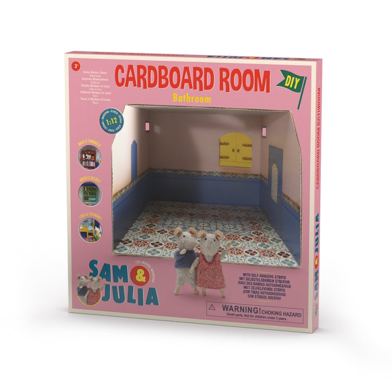 Cardboard Bathroom - Sam and Julia