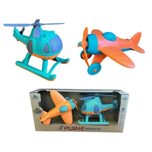 Plane and Helicopter Set Bio