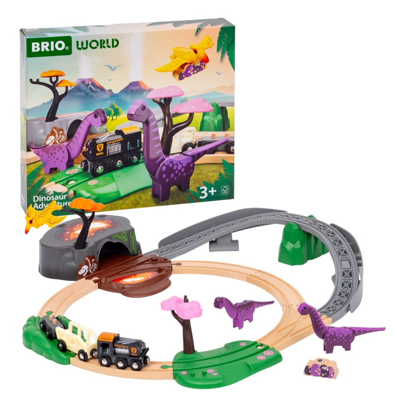 Dinosaur Adventure Train Set 21 pcs - Brio