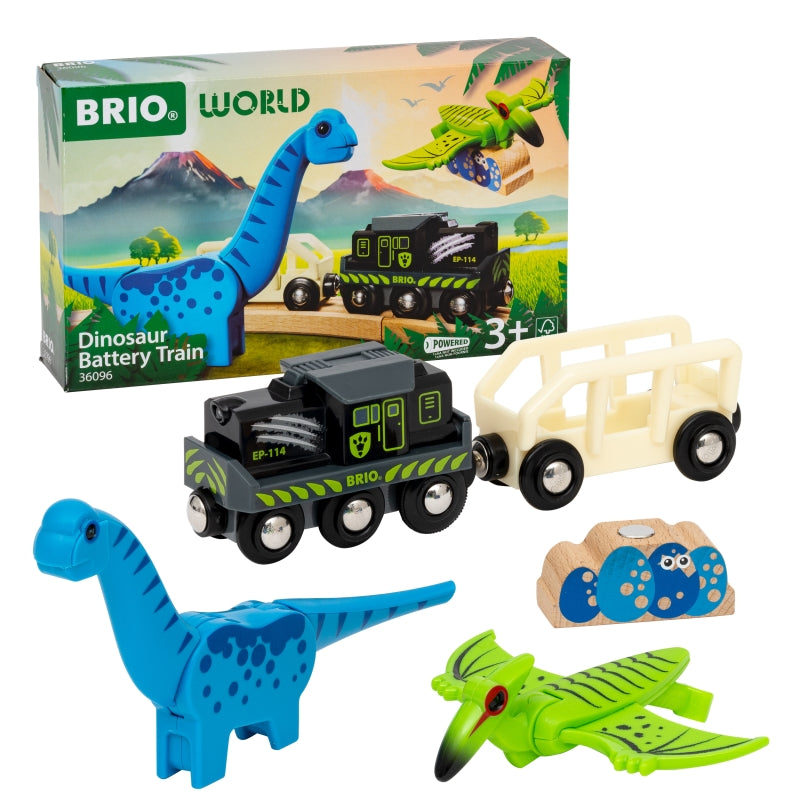 Dinosaur Battery Train 5pc - Brio