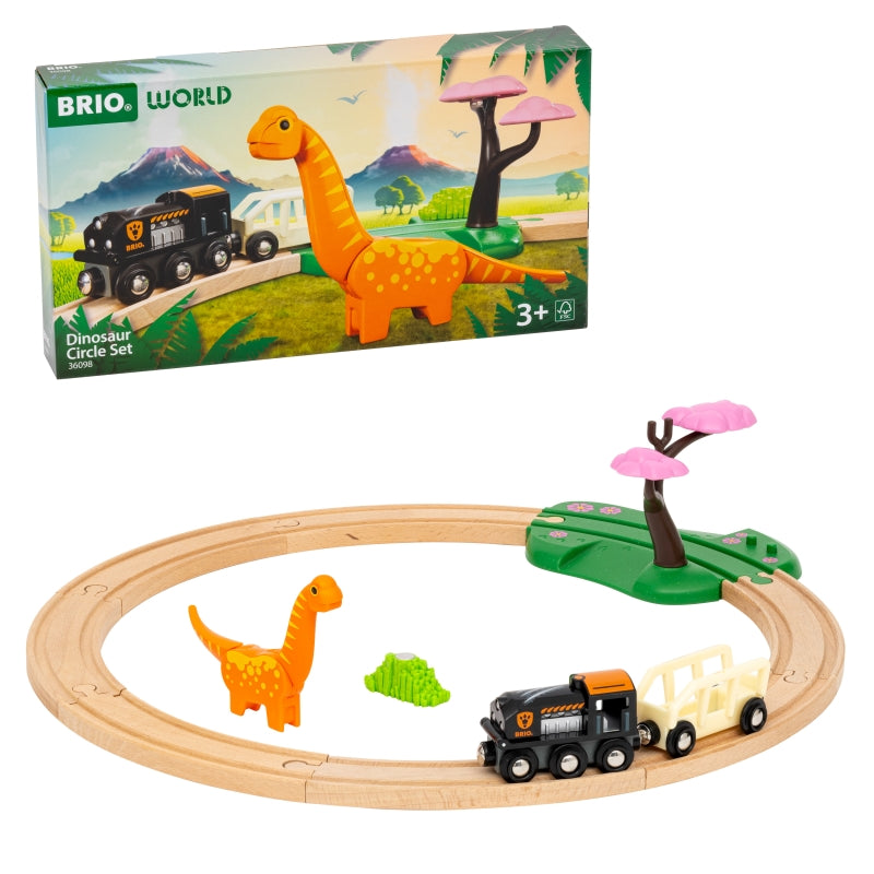 Dinosaur Circle Train  Set 12pc - Brio