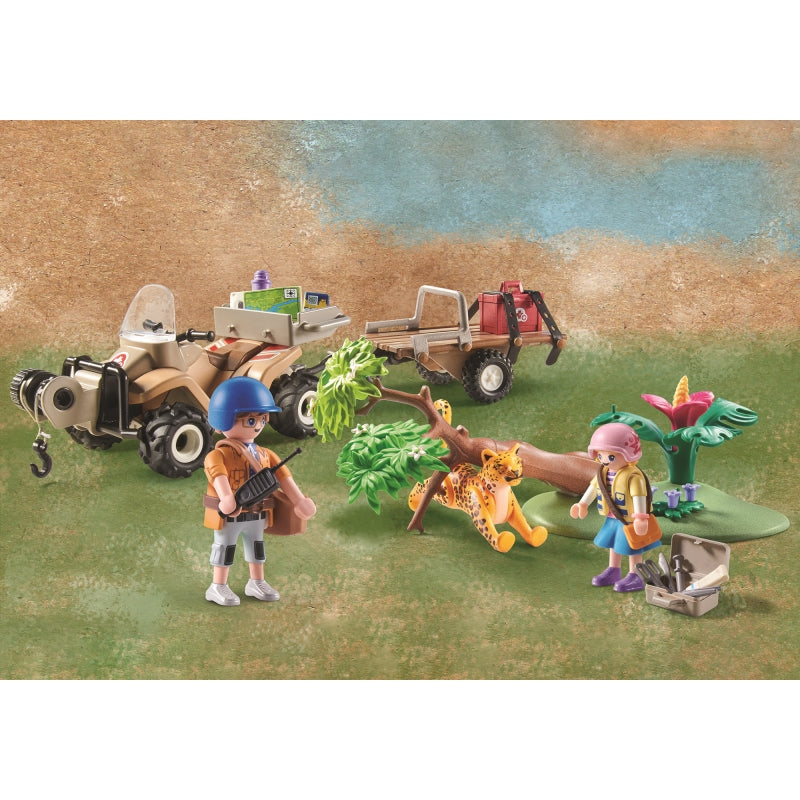 Rainforest Animal Rescue Quad  Wiltopia - Playmobil