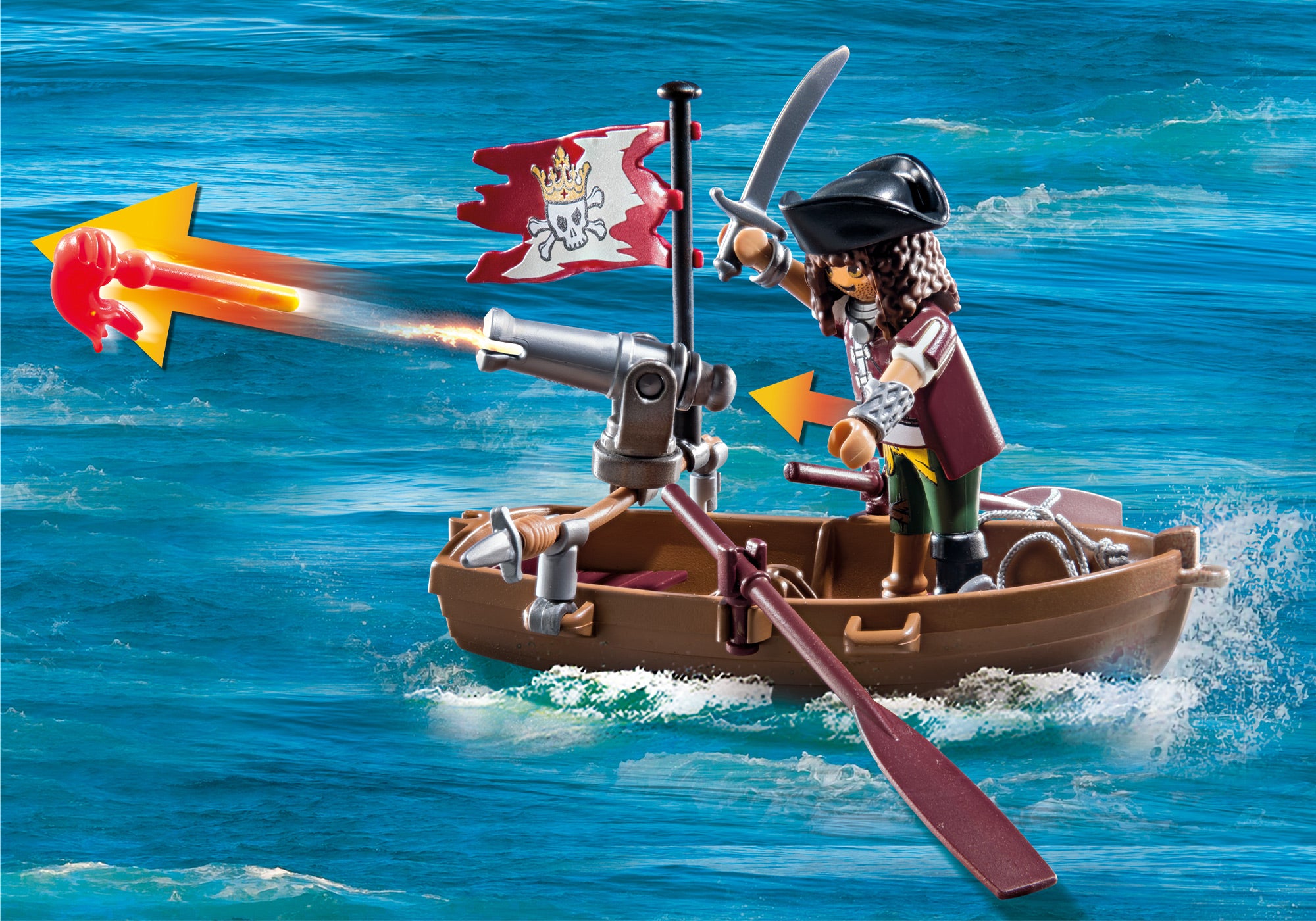 Pirate Battle Against the Giant Octopus - Playmobil