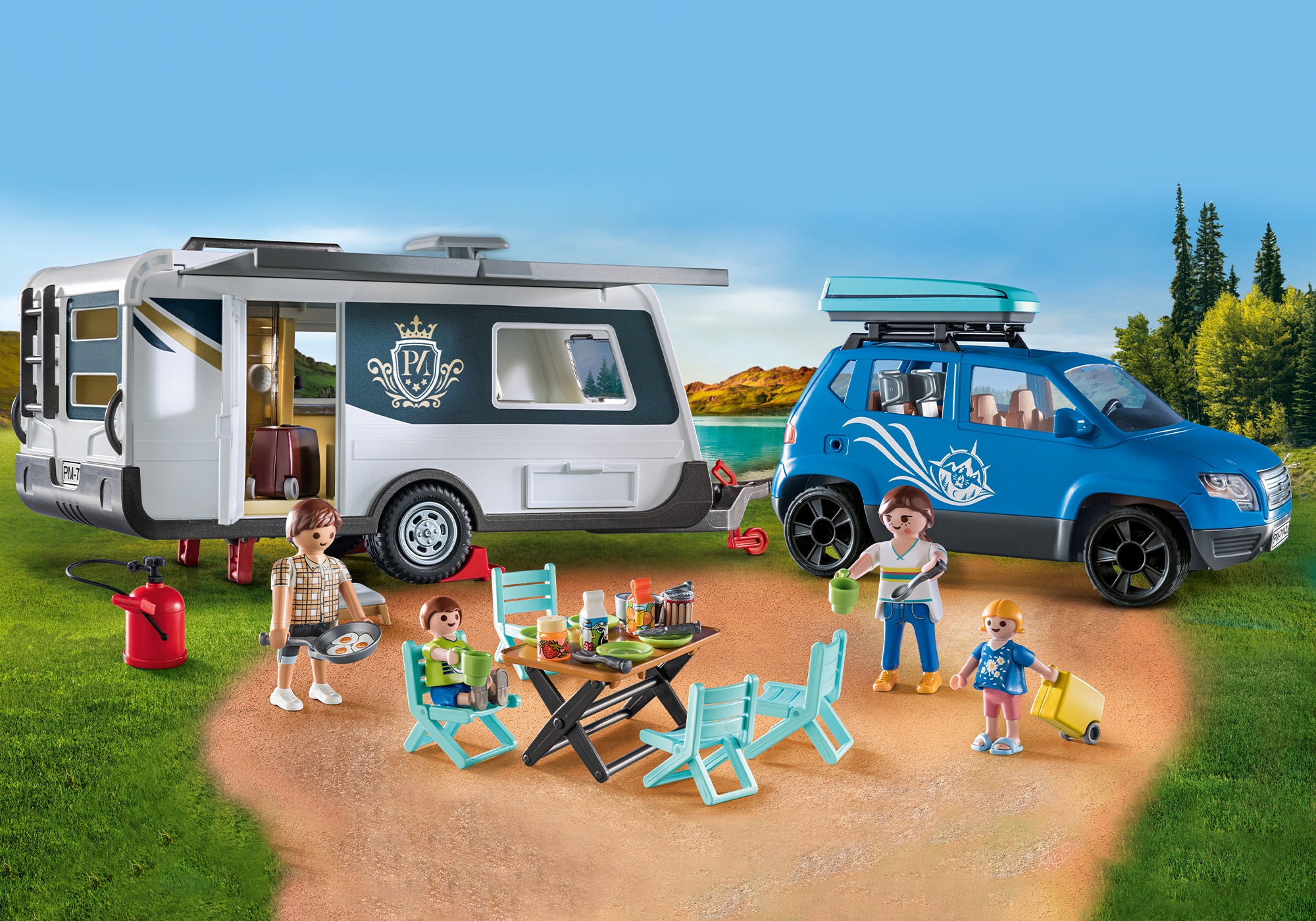 Caravan with Car - Playmobil