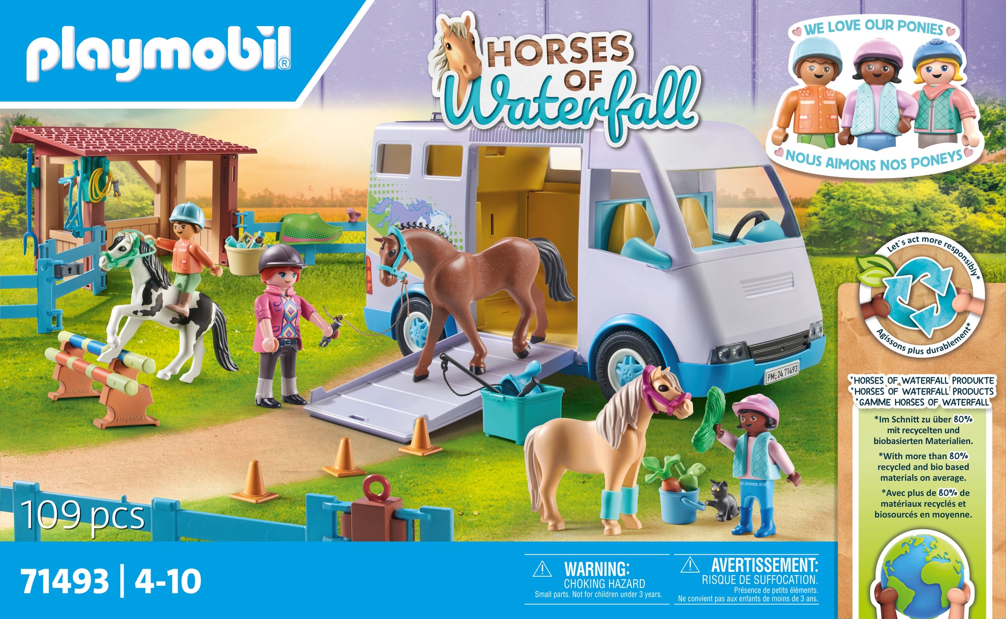 Mobile Horse Riding School - Playmobil