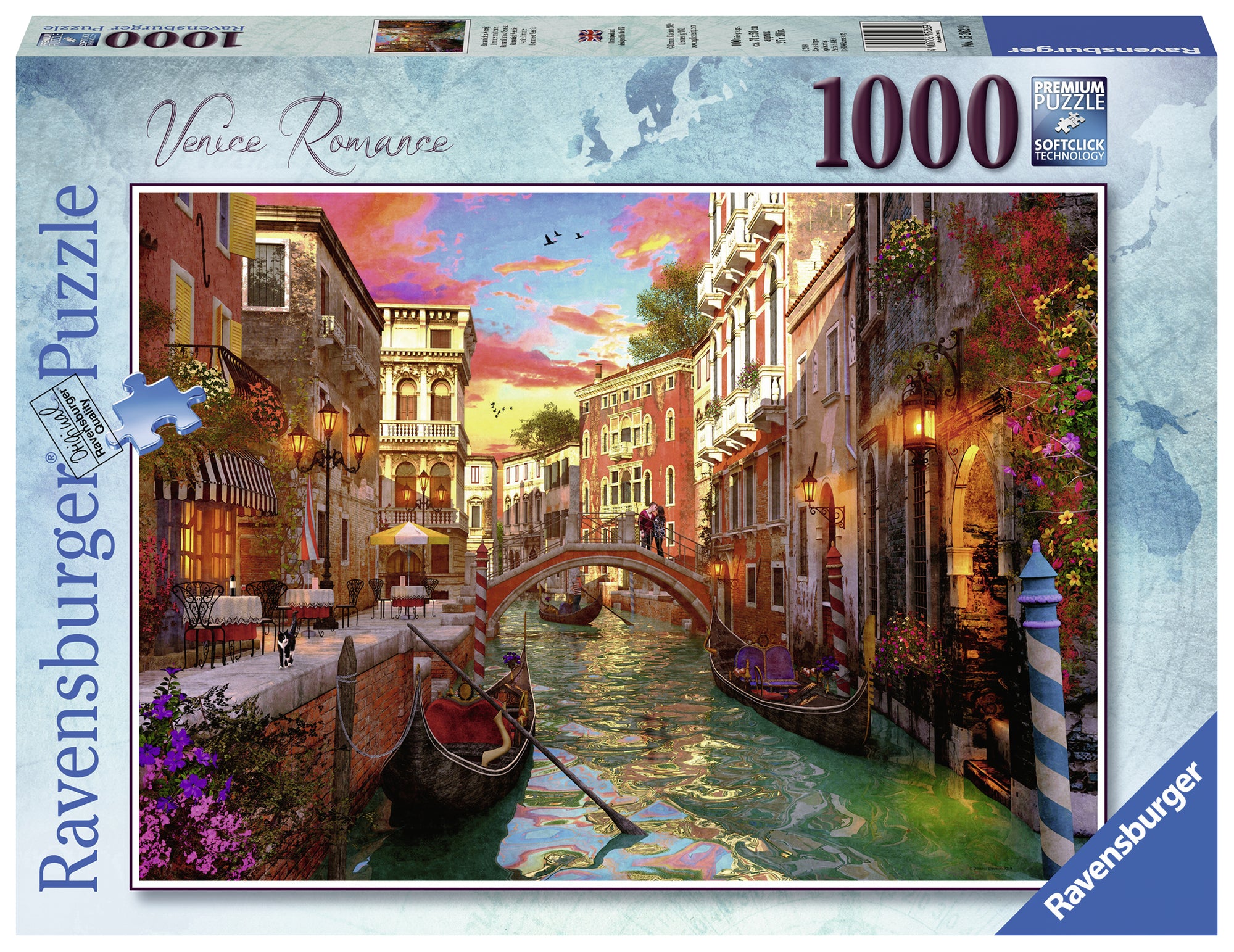 Venice Romance Puzzle 1000pc - Ravensburger