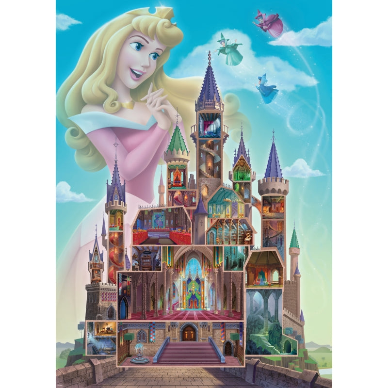 Disney Castles Aurora 1000pc Puzzle - Ravensburger