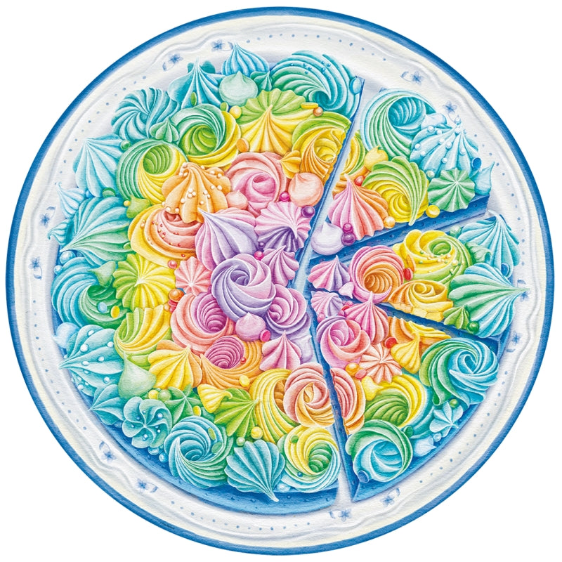 Circle of Colours Rainbow Cake 500pc Puzzle - Ravensburger