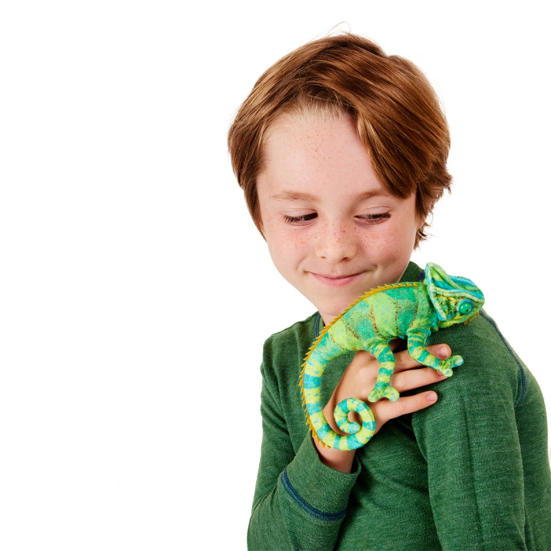 Mini Chameleon Finger Puppet - Folkmanis