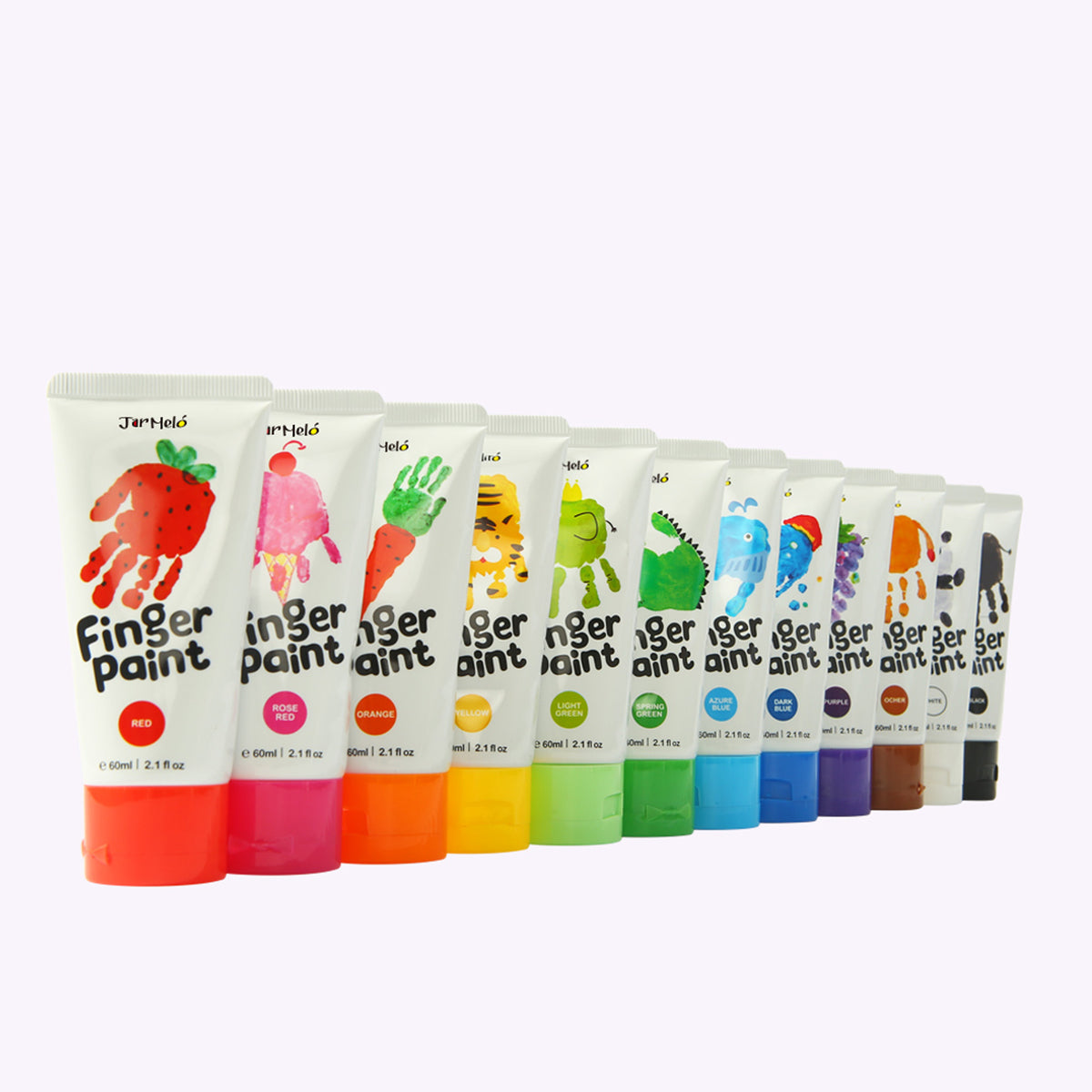 Finger Paint Set 12 Colours - Jar Melo