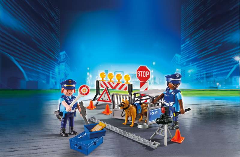 Police Roadblock - Playmobil box