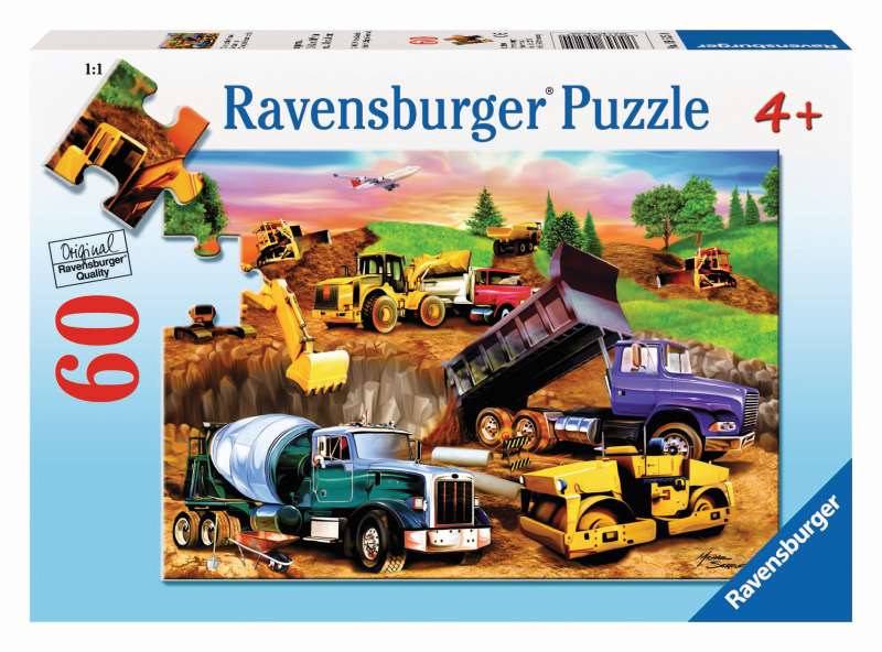 Construction Crowd Puzzle 60pc - Ravensburger