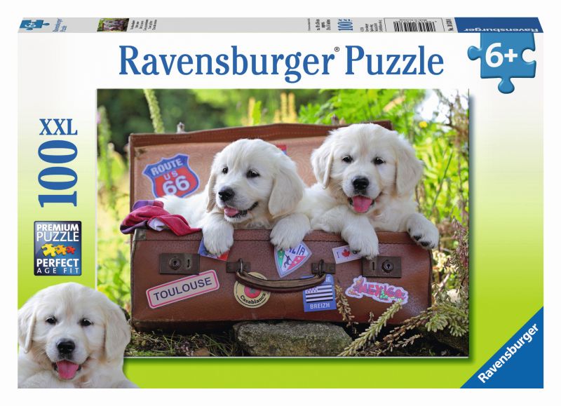 Travelling Puppies 100pc Puzzle - Ravensburger