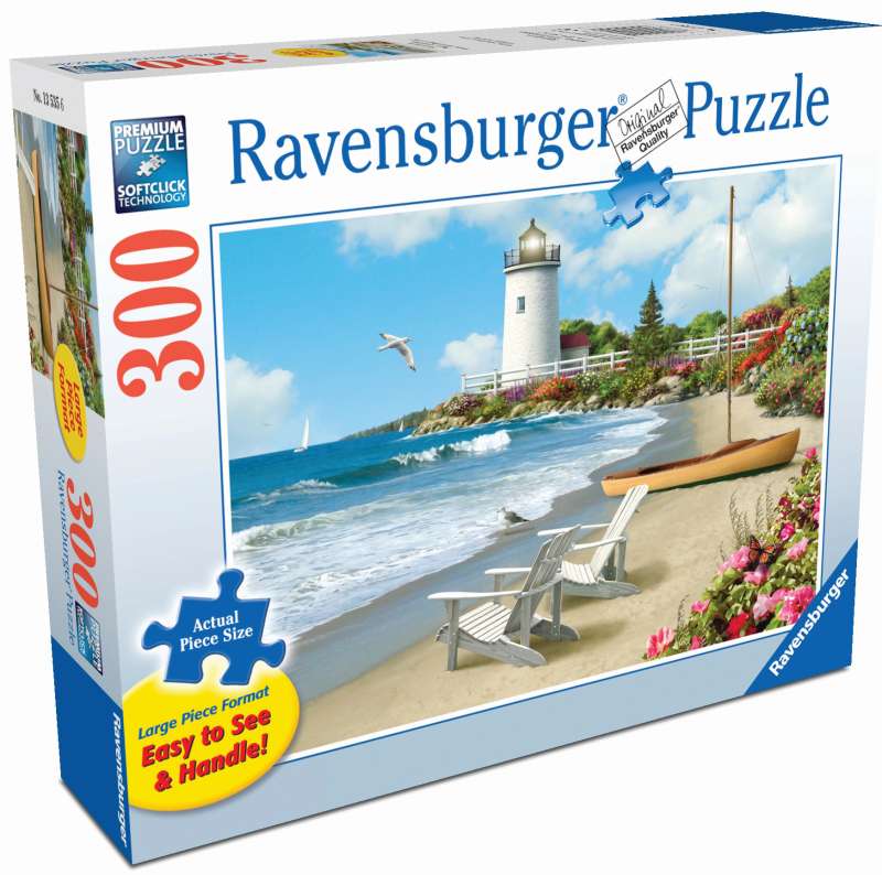 Sunlit Shores Puzzle 300pc Large Format - Ravensburger