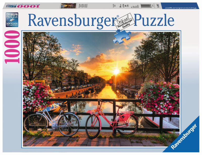 Bicycles in Amsterdam 1000pc Puzzle - Ravensburger