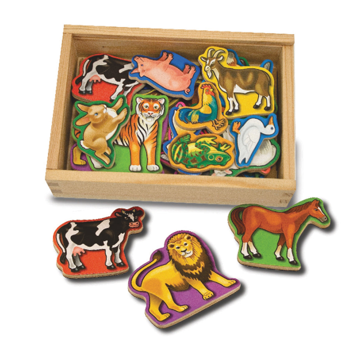 Melissa and doug store animal magnets