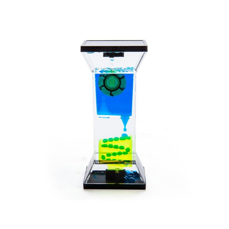 Neon Step and Wheel Liquid Timer Flo Toy