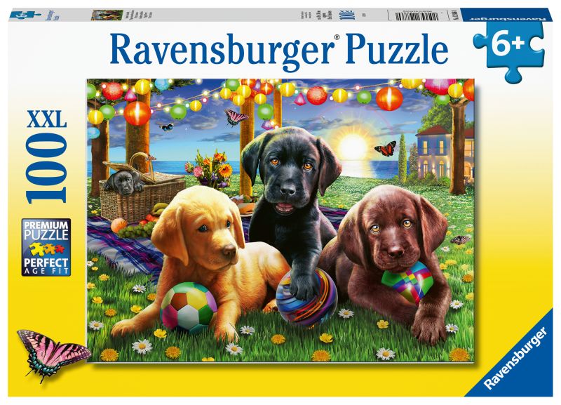 Puppy Picnic 100pc Puzzle - Ravensburger