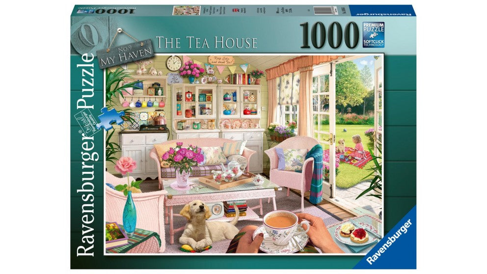 My Haven No 12 Tea Shed 1000pc Puzzle - Ravensburger