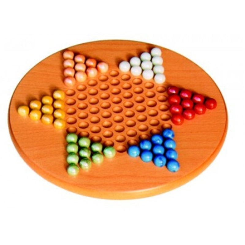 Chinese Checkers Wooden with marbles